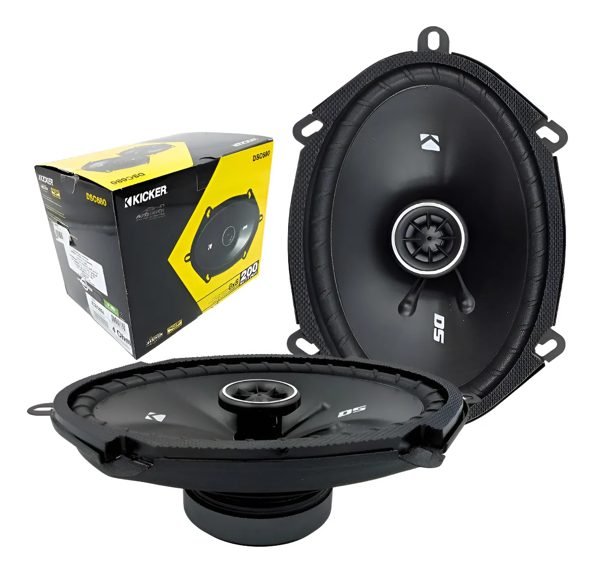 DSC6804 - KICKER PAR DE BOCINAS 5X7” / 6X8” 2 VÍAS 200W 4 OHMS
