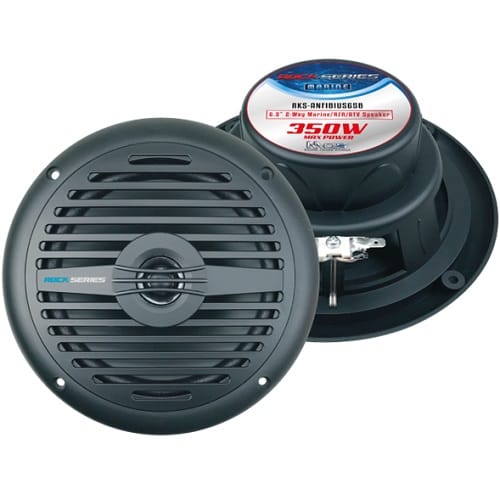 RKS-ANFIBIUS65B - ROCK SERIES PAR DE BOCINAS 6.5 MARINAS NEGRAS