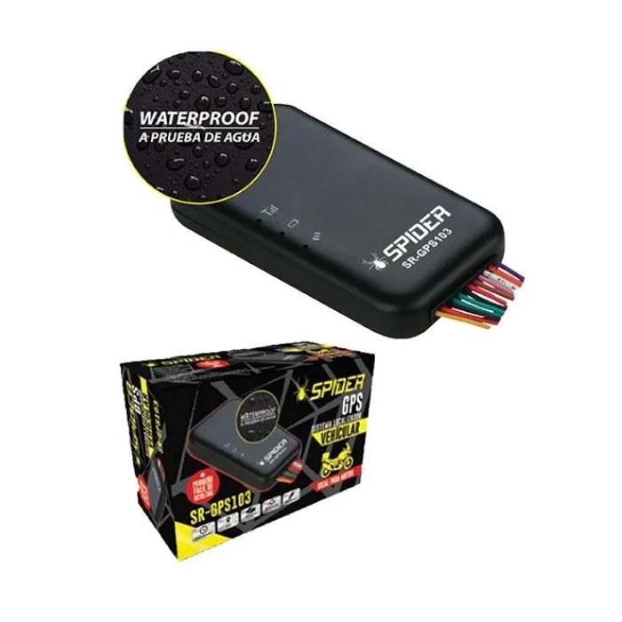 SR-GPS103 - SPIDER GPS WATERPROOF AUTO MOTO + PEQUEÑO