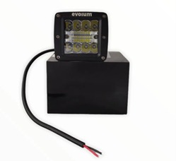 TX-2 - EVOLUM TERRAX FARO CUADRADO 4.5" 40W CON MICAS