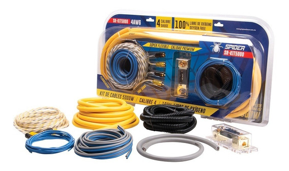 SR-KIT5000 - SPIDER KIT DE INSTALACIÓN CALIBRE 4 100% LIBRE DE OXÍGENO