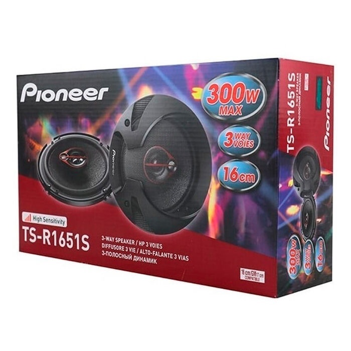 TS-R1651S-2 - PIONEER PAR DE BOCINAS 6.5" 300W 3 VIAS