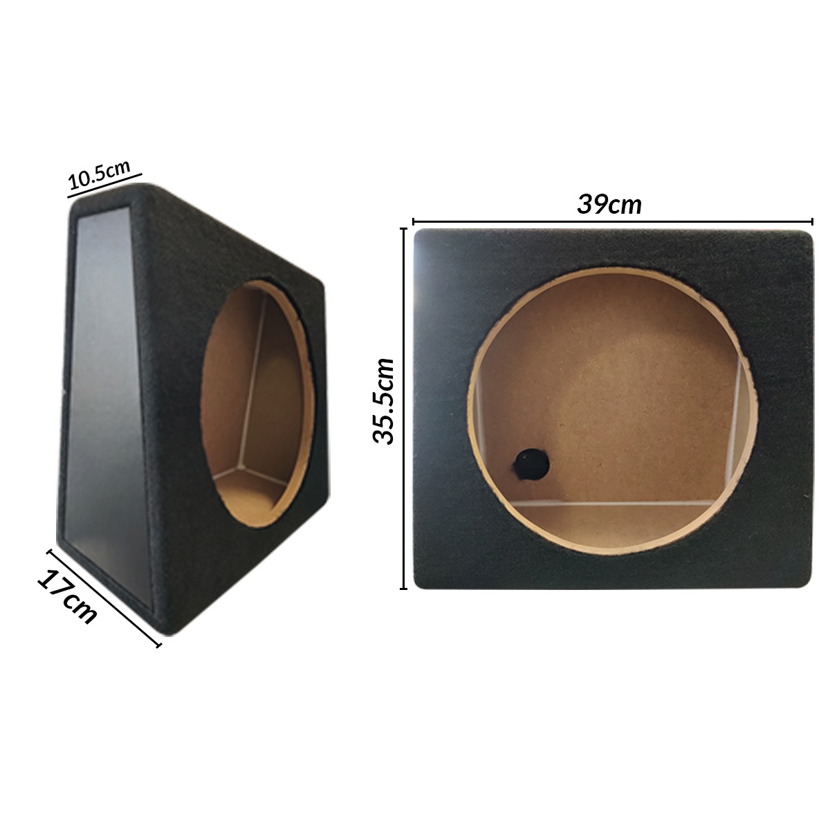 AS12DF - ALPHASONIC SUBWOOFER PLANO 12" CON CAJON 1500W