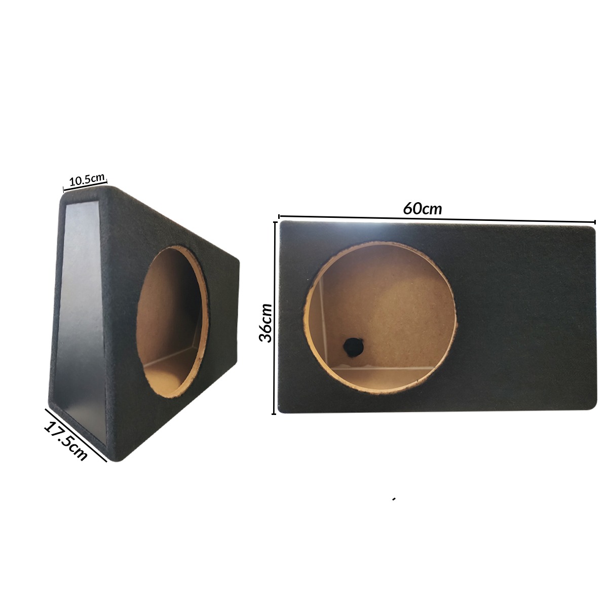 1X12PICKUP - CAJA PARA SUBWOOFER 12" PLANO