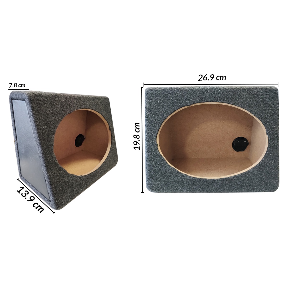 6X9PC - PAR DE CAJAS PARA BOCINAS 6X9"