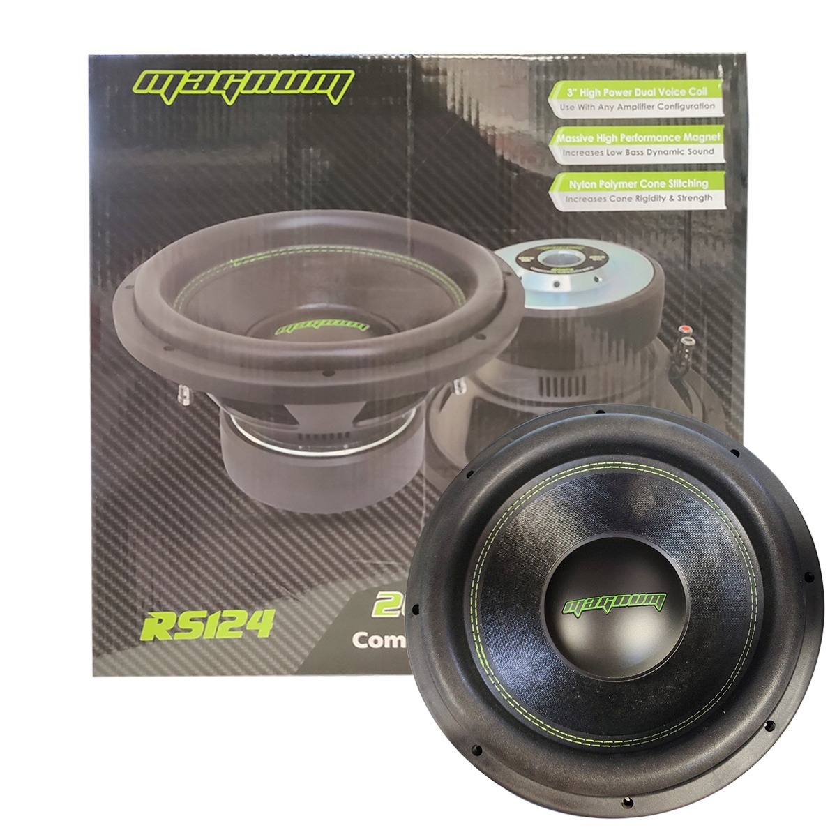 RS124 - MAGNUM SUBWOOFER 12" 1100W RMS 4 OHMS