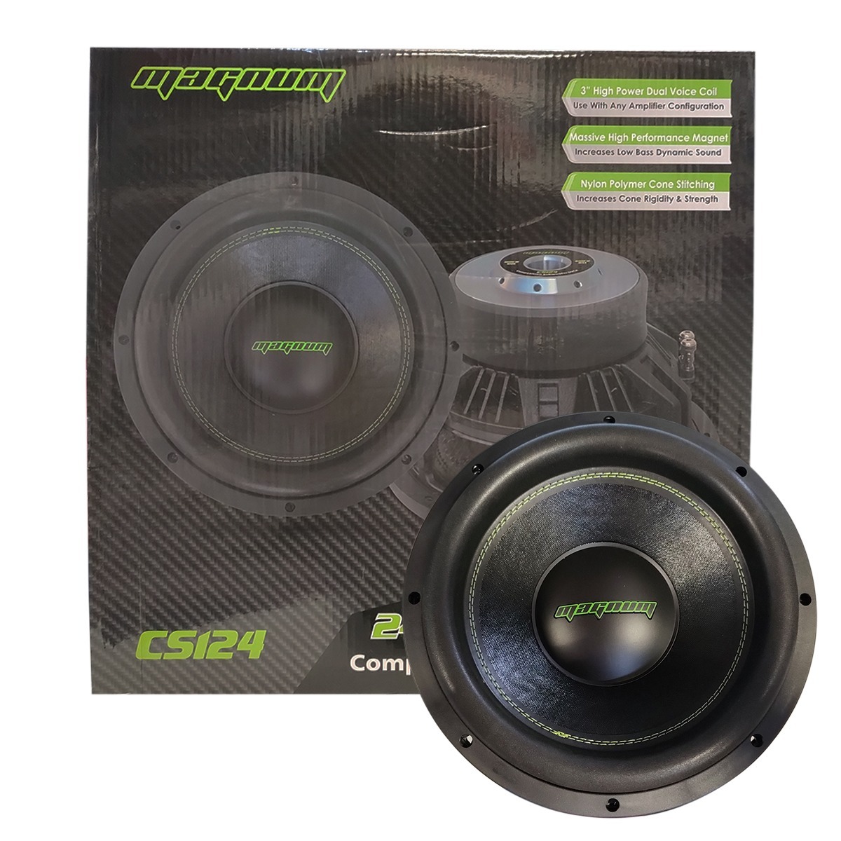 CS124 - MAGNUM SUBWOOFER 12" 1250W RMS 4 OHMS