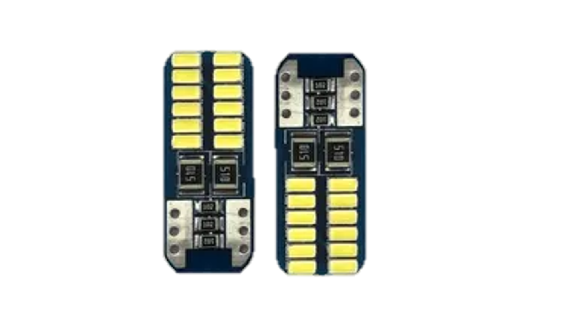 T10-24SMD-4014-B-CANBUS - EVOLUM PAR FOCOS T10 AZUL CANBUS