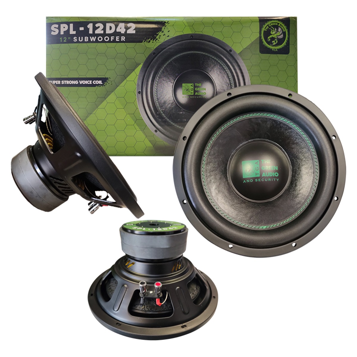 TGA-8D4 - GREEN AUDIO SUBWOOFER 8" 700W DUAL 4