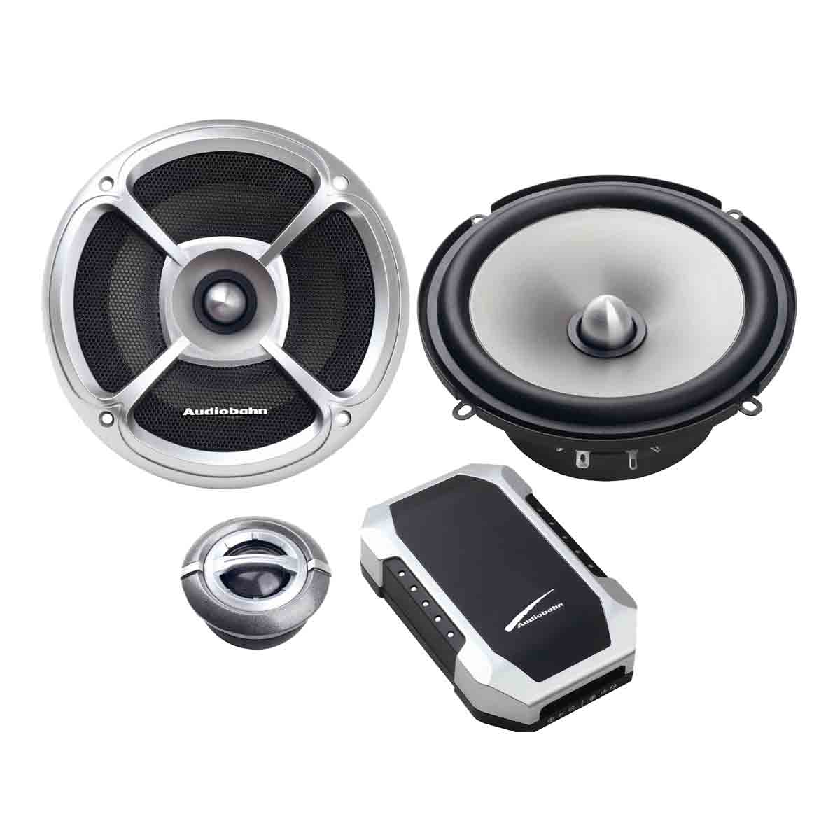 ABC600M - AUDIOBAHN SET DE MEDIOS DE 6.5" 160W RMS 1200W MAX 4 OHMS