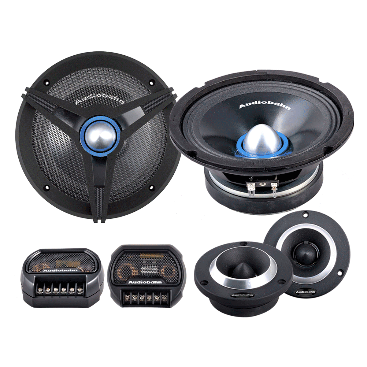 ABC65A - AUDIOBAHN SET DE MEDIOS 6.5" 200W MAX