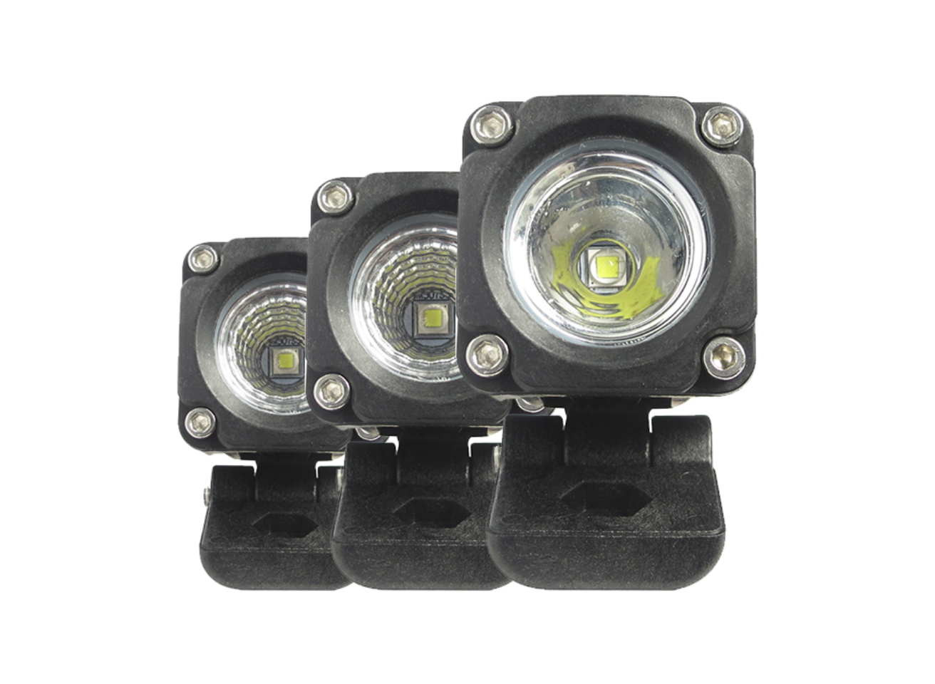 ATV-5013 - LUMEN ATV FARO 2 FLOOD + 1 SPOT 10W