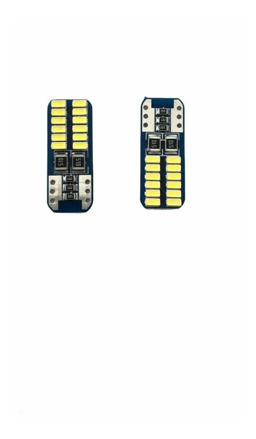 T10-3SMD-3030-WF - EVOLUM PAR DE FOCOS T10 LUZ BLANCA CON ESTROBO