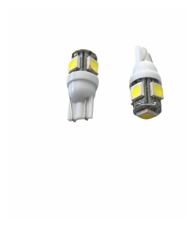 BA9S-5SMD-5050W - EVOLUM PAR FOCOS BA9S 5 LEDS BLANCO