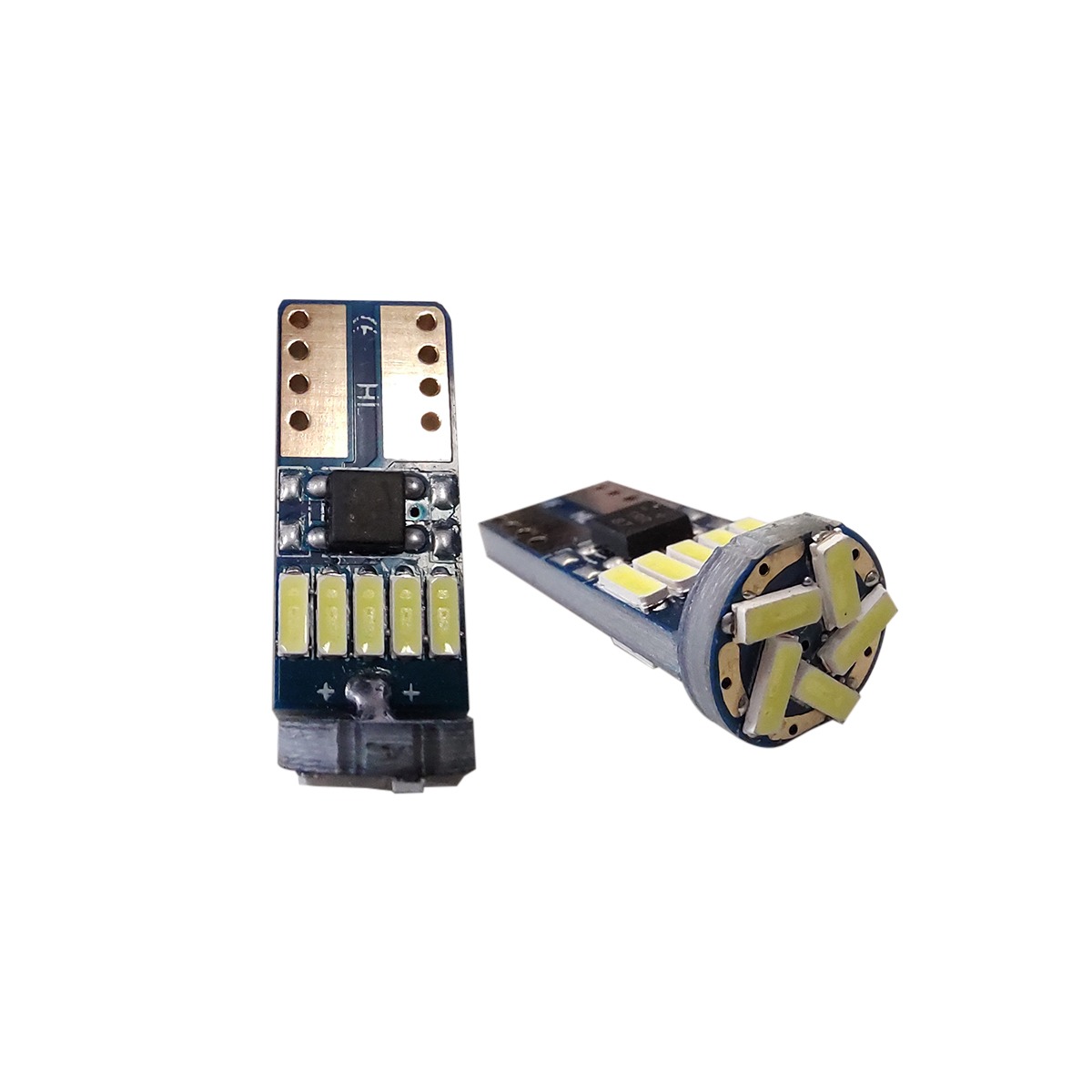BA9A-15SMD-4014W - EVOLUM PAR FOCOS BA9S 15 LEDS BLANCO