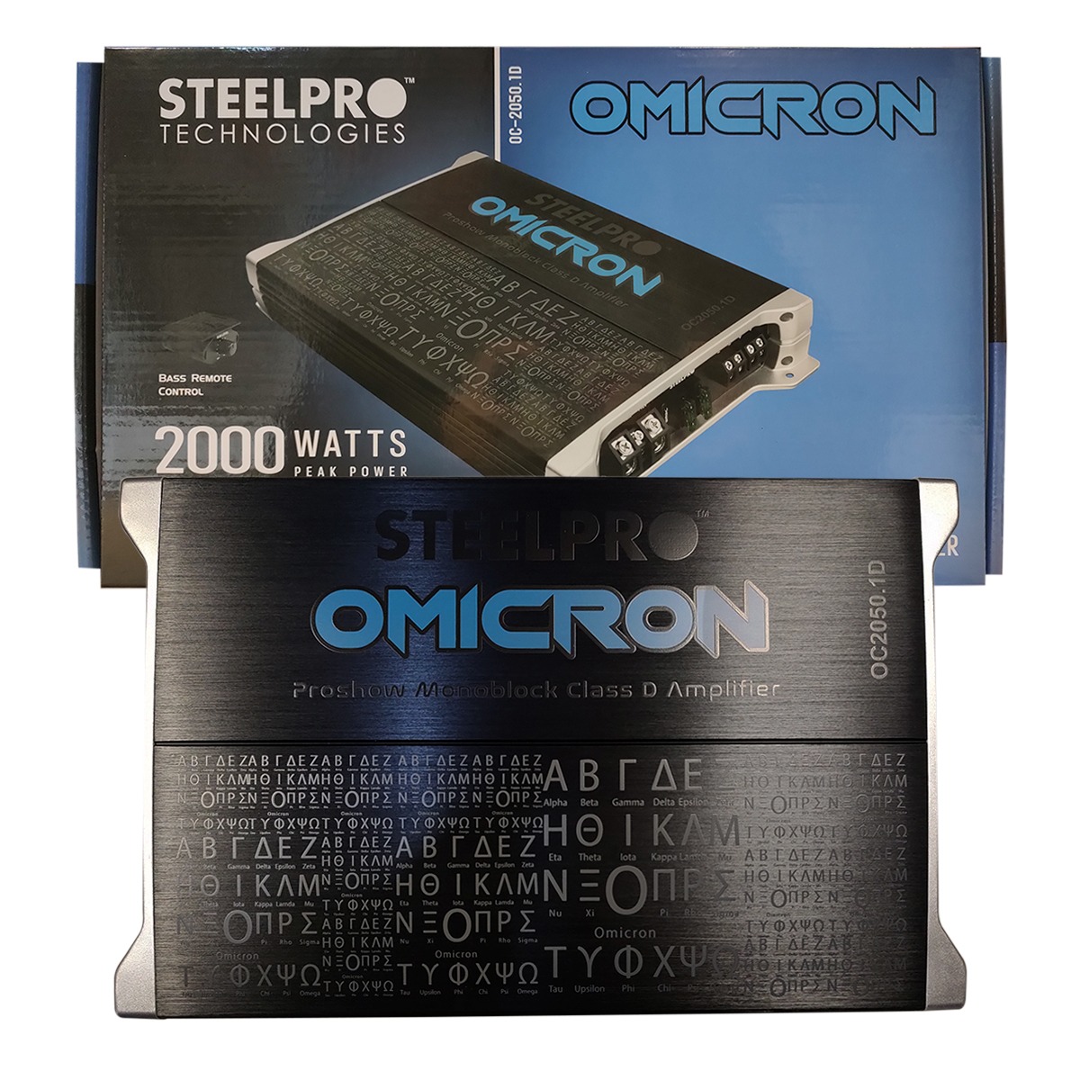 OC-2050.1D - STEELPRO OMICRON AMPLIFICADOR 1 CANAL 2000W MAX CLASE D