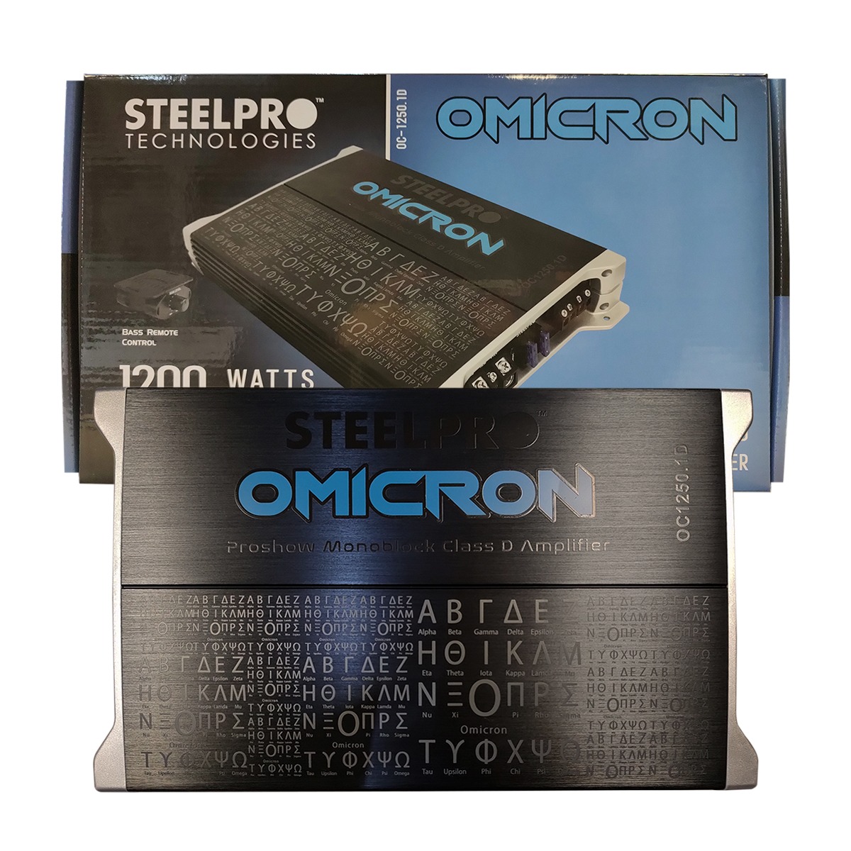 OC-1250.1D - STEELPRO OMICRON AMPLIFICADOR 1 CANAL 1200W MAX CLASE D