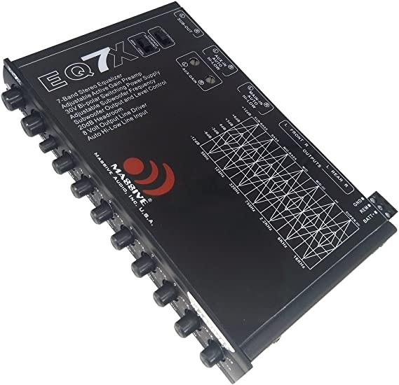 NE-EQ900 - NAKAMICHI ECUALIZADOR GRAFICO DE 9 BANDAS + CONTROLADOR DE LINEA DE SALIDA 8V RMS
