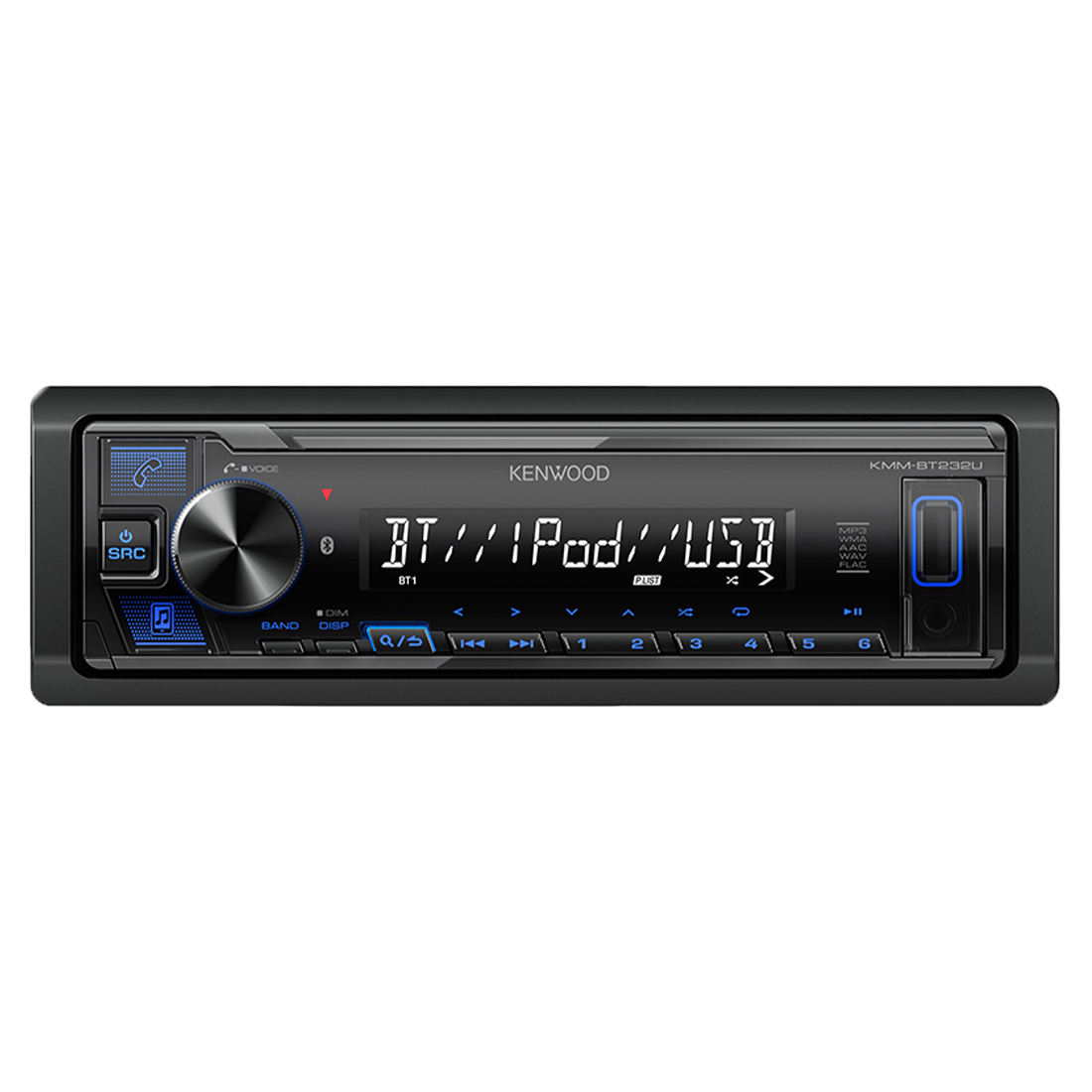 KMM-BT232U - KENWOOD ESTEREO 1 DIN BLUETOOTH USB AUX MULTIMEDIA