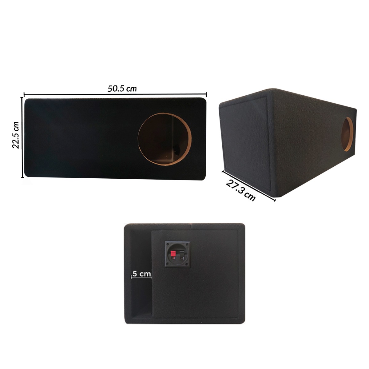 1X65MD - CAJA PARA SUBWOOFER DE 6.5"