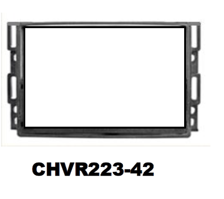 CHVR223-42 - FRENTE CHEVROLET 2 DIN GMC PONTIAC