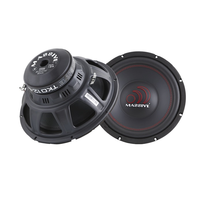 GTX124H - MASSIVE SUBWOOFER 12" 850W RMS BOBINA AMERICANADUAL 4 OHMS