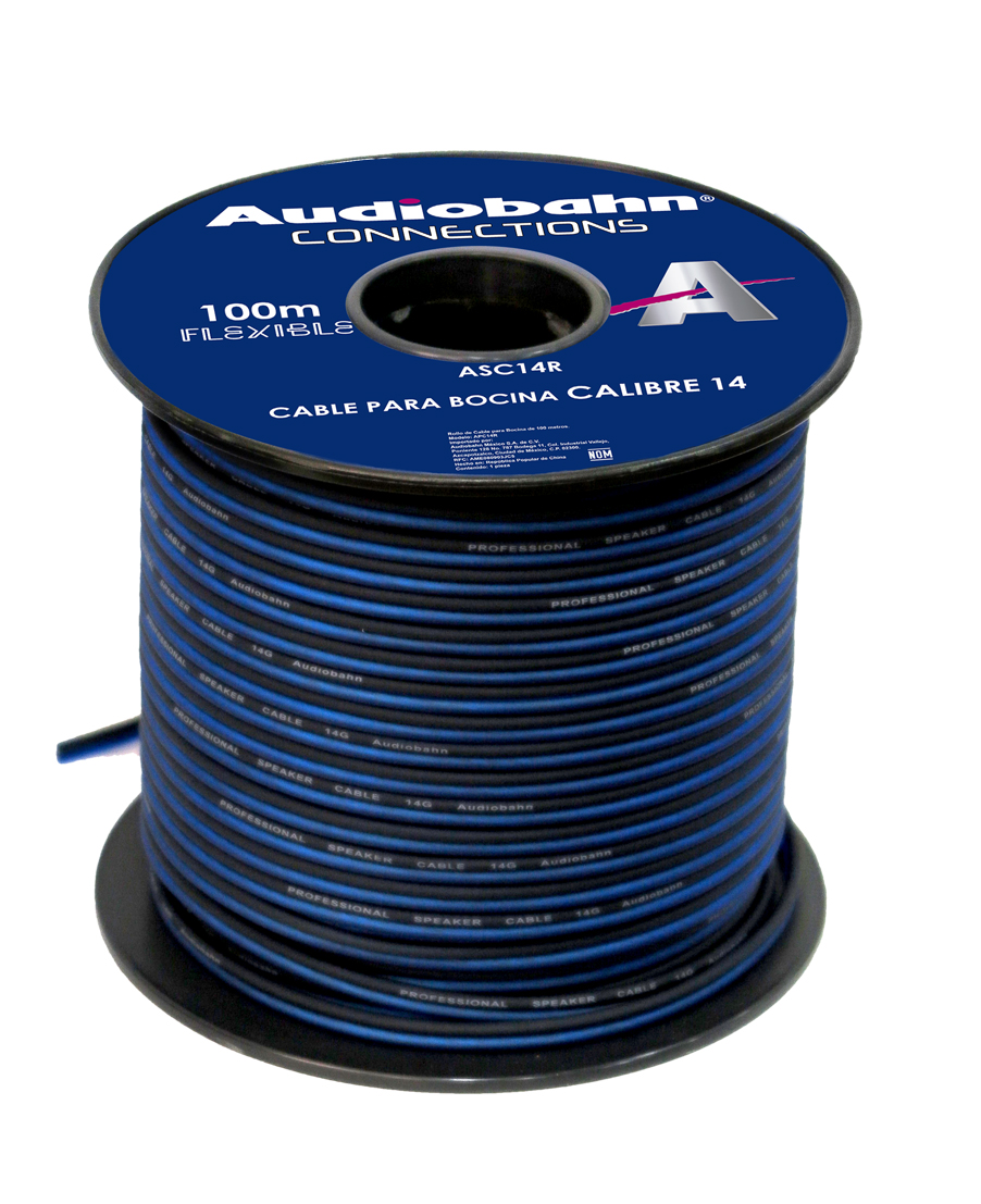 ASC14R - AUDIOBAHN ROLLO DE CABLE CAL 14 100 METROS