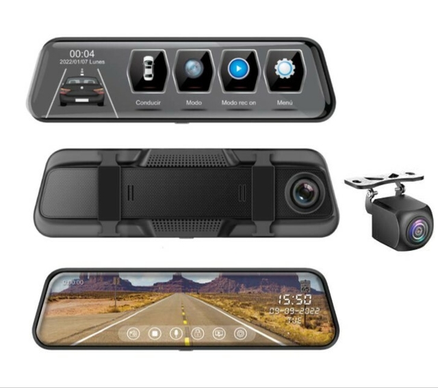MEX-0367 - DVR 3 EN 1 GRABACION FRONTAL CABINA Y REVERSA