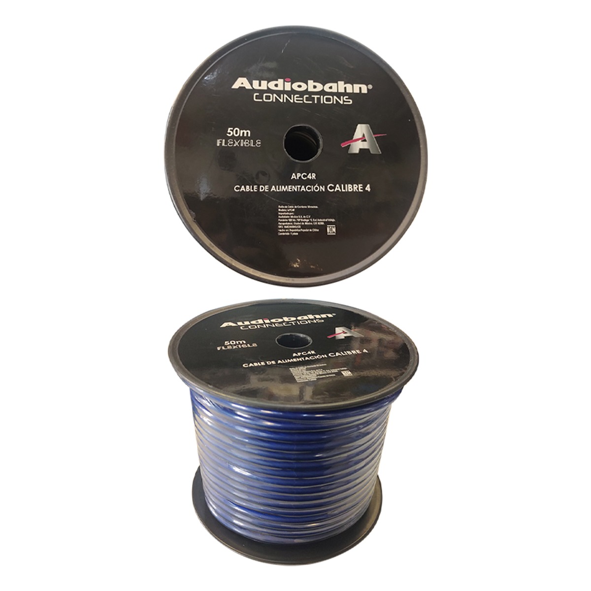 APC4R - AUDIOBAHN ROLLO DE CABLE CAL. 4 DE CORRIENTE 50 METROS