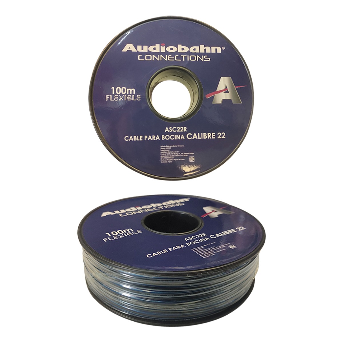 ASC22R - AUDIOBAHN ROLLO DE CABLE CAL. 22 100 METROS