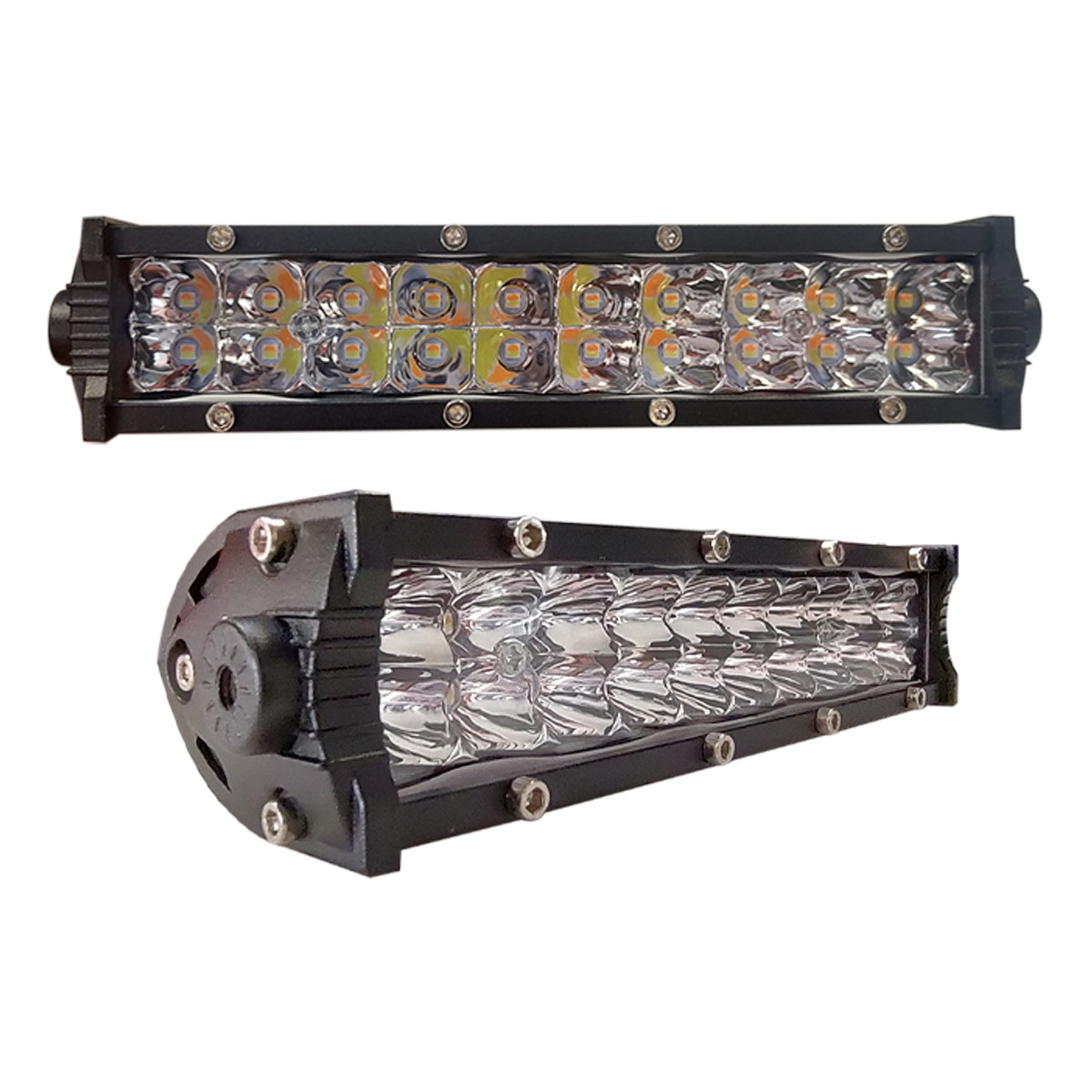 EVO-6028 - EVOLUM FARO LED RECTANGULAR 60W 20 LEDS BLANCO AMBAR CON ESTROBO