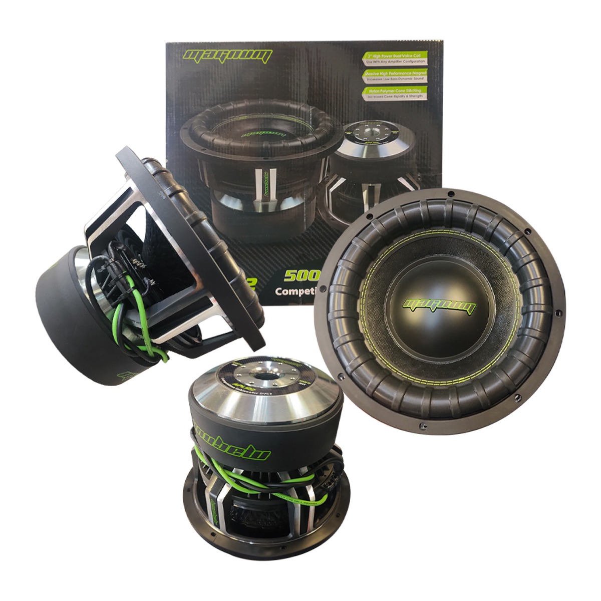 APL122 - MAGNUM SUBWOOFER DE 12" 2500W RMS 5000W MAX