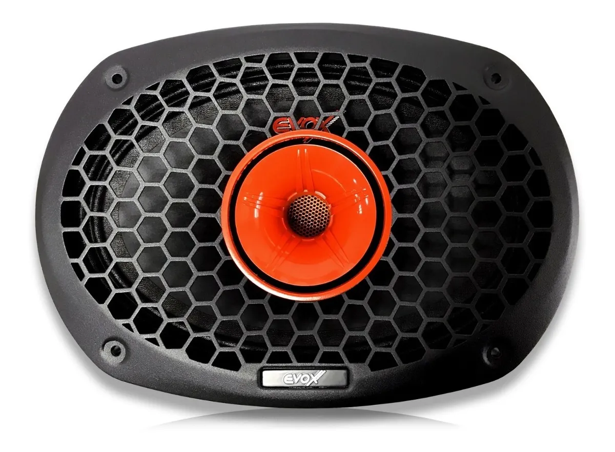 EVX69DR - EVOX MEDIO RANGO DE 6X9" CON DRIVER 2 VIAS 700W RMS 1400W MAX 8+8 OHMS