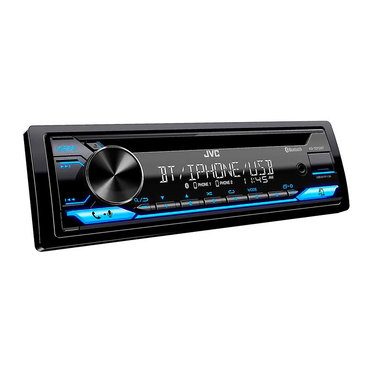 KD-TD72BT - JVC ESTEREO 1 DIN BLUETOOTH USB AUX APP