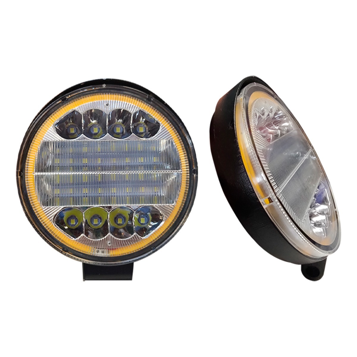24LED-72W - EVOLUM FARO 4 REDONDO CON DRL