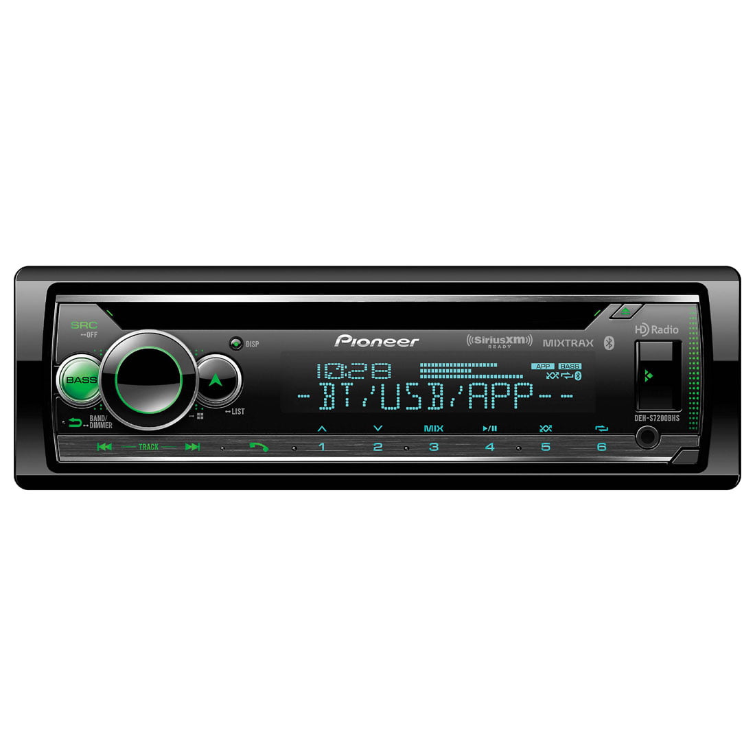 DEH-S7200BHS - PIONEER ESTEREO 1 DIN MULTIMEDIA CON REPRODUCTOR DE CD