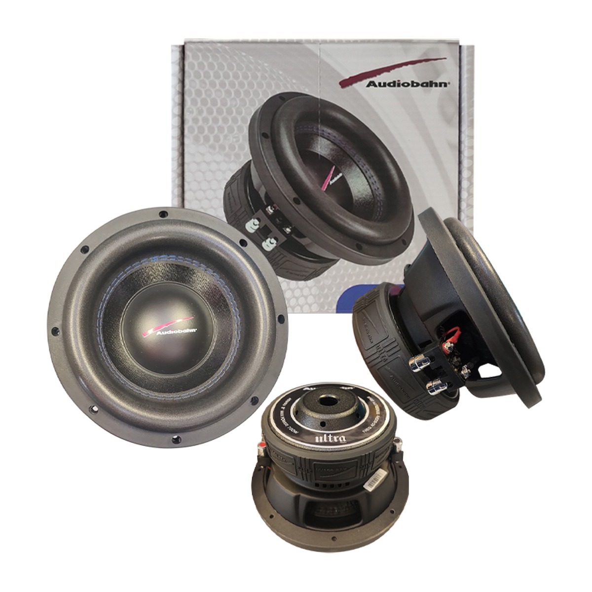ASW8U - AUDIOBAHN SUBWOOFER DE 8" 300W RMS 700W MAX 4 OHMS DUAL