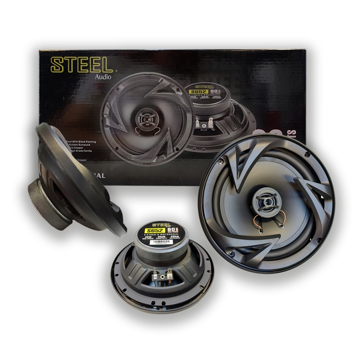 S652 - STEEL AUDIO PAR DE BOCINAS 6.5" 2 VIAS