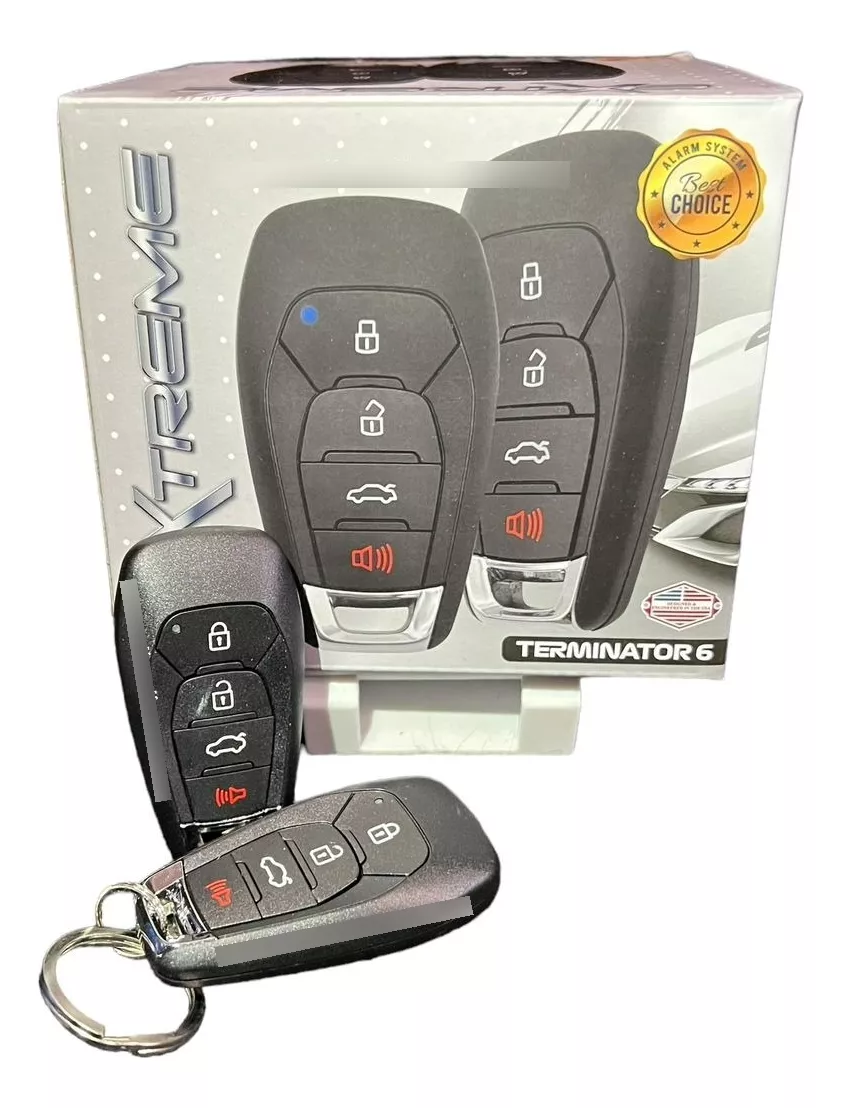 TERMINATOR6 - EXTREME ALARMA PARA AUTO 1 VIA 3 CANALES 17 FUNCIONES