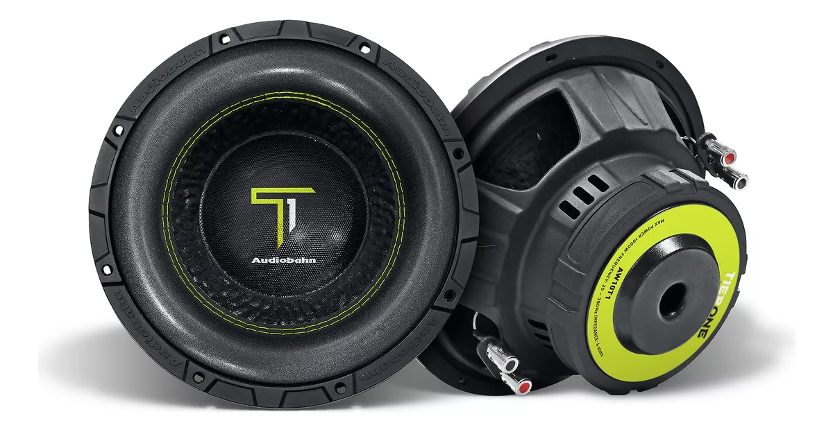 AW10T1 - AUDIOBAHN SUBWOOFER 10" 500W RMS DUAL 4 TIERONE