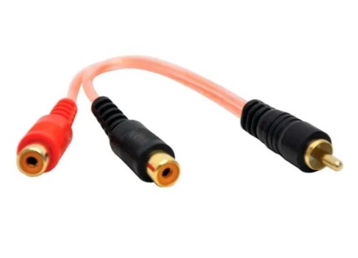 SILVERY1F2 - STETSOM CABLE RCA SILVER 2 HEMBRAS 1 MACHO
