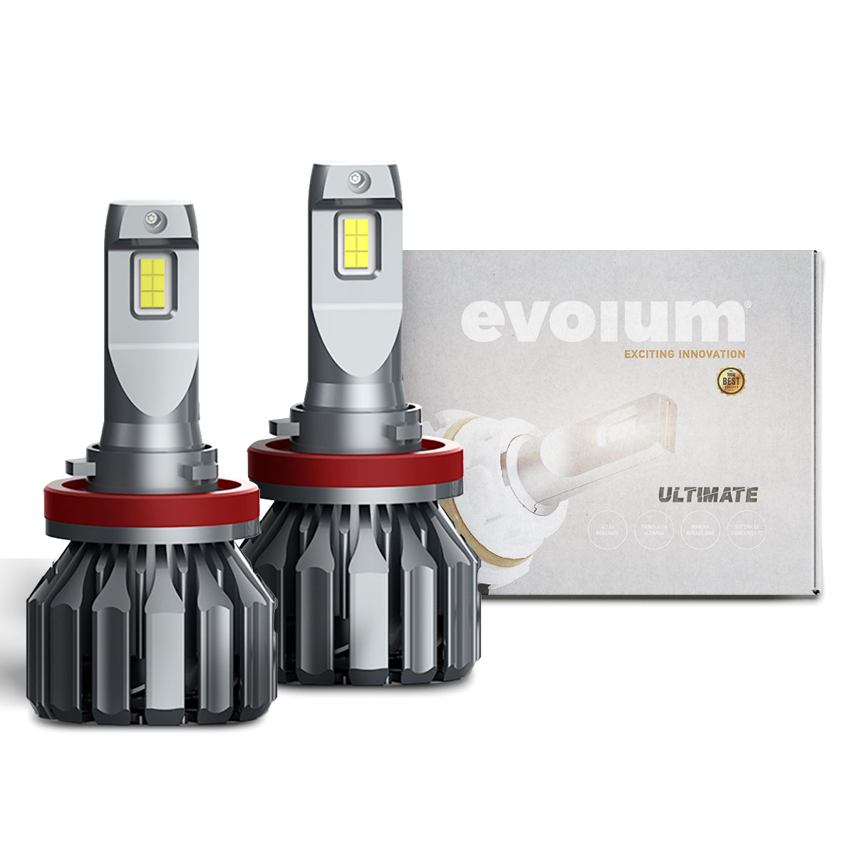 S19H11 - EVOLUM LED H11 ULTIMATE 15000 LM CHIP CSP CANBUS