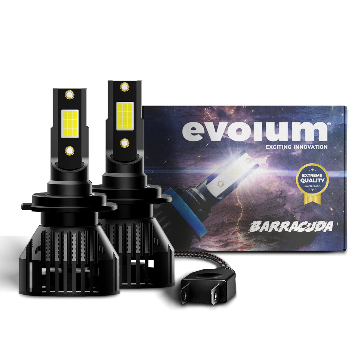 B5H7 - EVOLUM LED H7 BARRACUDA 11000 LM 6500K CHIP COB CANBUS