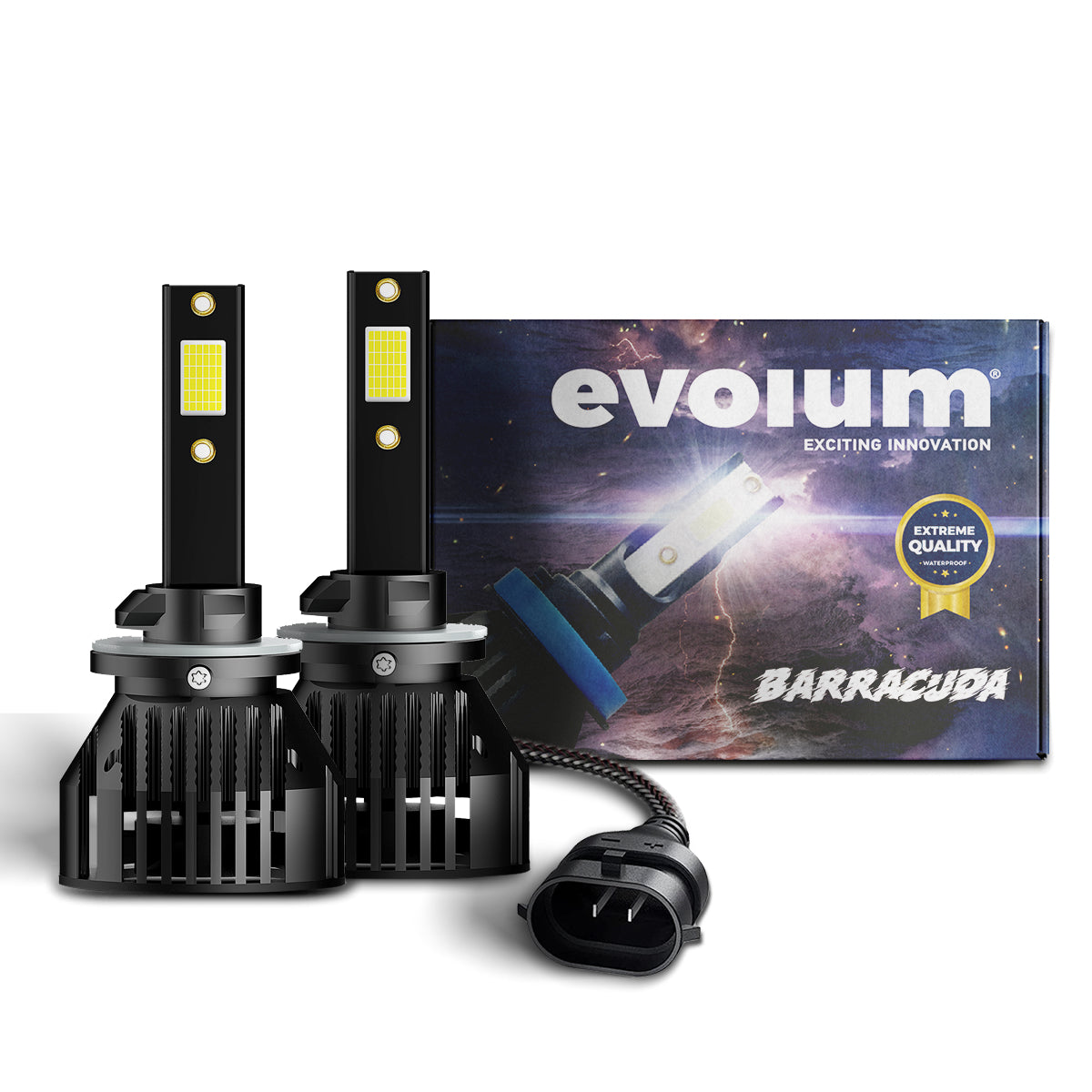 B5880 - EVOLUM LED 880 BARRACUDA 11000 LM 6500K CHIP COB CANBUS