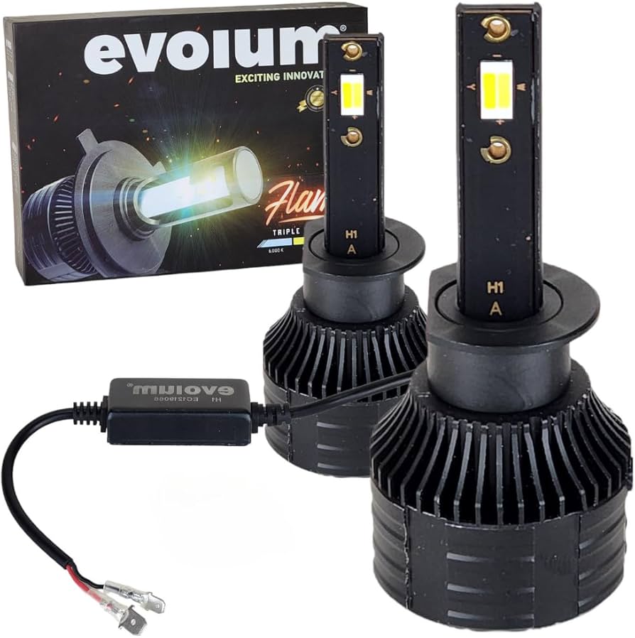 V3H1 - EVOLUM LED H1 FLAME 14000 LM 3 TONOS CHIP CSP CANBUS