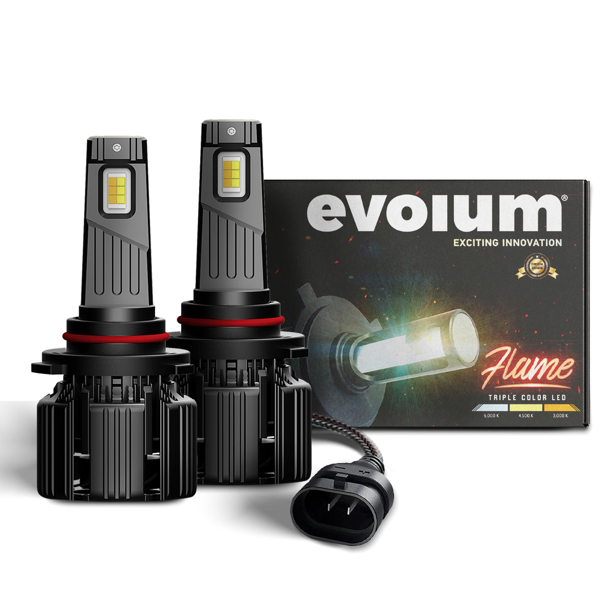 V - EVOLUM LED 9005 FLAME 14000 LM 3 TONOS CHIP CSP CANB9005