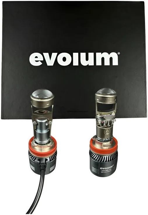 EVO-4002-H11 - EVOLUM PAR DE LED H11 CON LUPA 55W 30000 LM