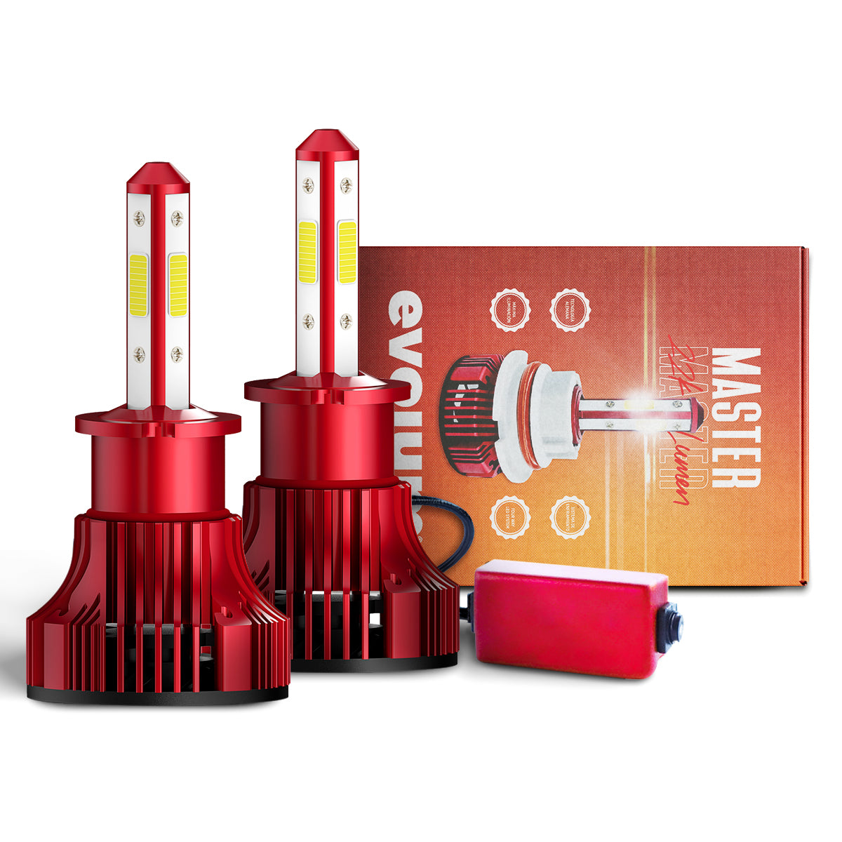 F4H3 - EVOLUM LED H3 MASTER 22000 LM 6500K CHIP COB CANBUS