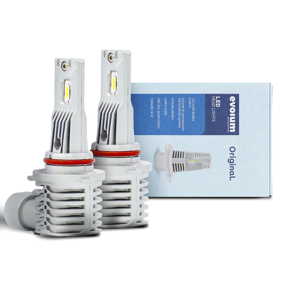 X99006 - EVOLUM LED 9006 ORIGINAL 14500 LM 6500K CHIP CSP CANBUS
