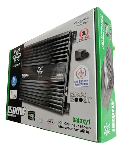 GALAXY1 - ATOMIC AMPLIFICADOR 1 CANAL 1500W MAX
